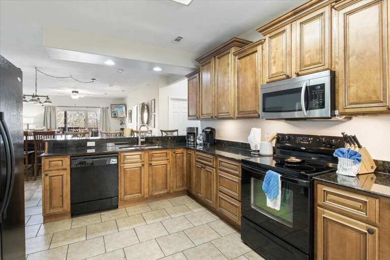 Spacious kitchen for your enjoyment