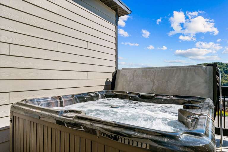 Private hot tub!
