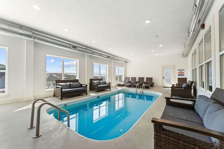 Private indoor pool!