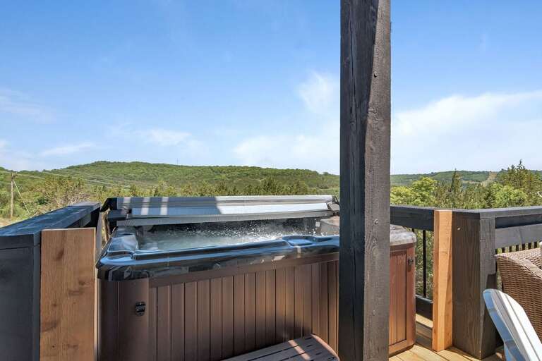 Private hot tub!