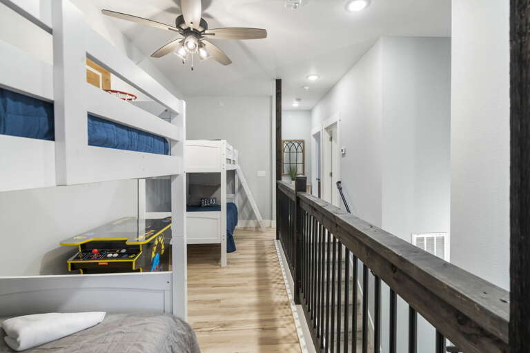 Bunk Area with Newly Added Upper Spindles! Bunk Area with Newly Added Upper Spindles!