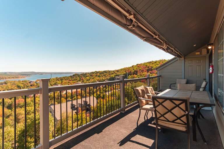 Balcony With Furniture Overlooking A Scenic Landscape