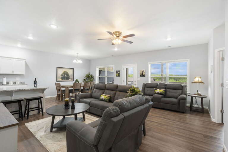 Open-plan Living Space Of A Vacation Rental