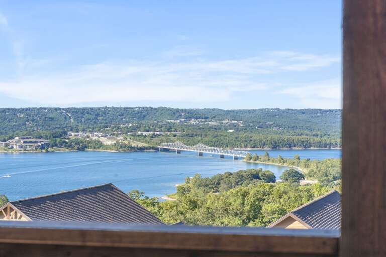 Scenic Lake View From Vacation Rental Window