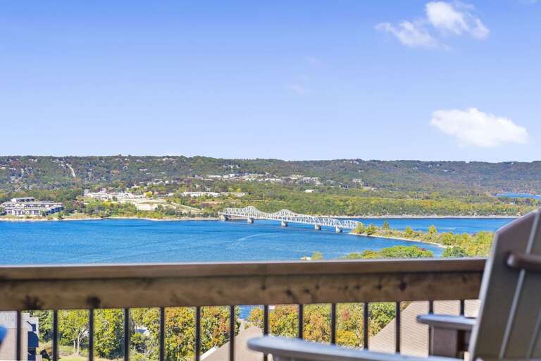 Lake View From Vacation Rental Balcony