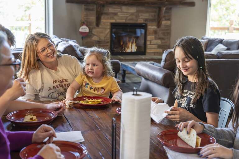 Family Feasting, Fireplace Flickering, Fun-filled Feast Family Feasting, Fireplace Flickering, Fun-filled Feast