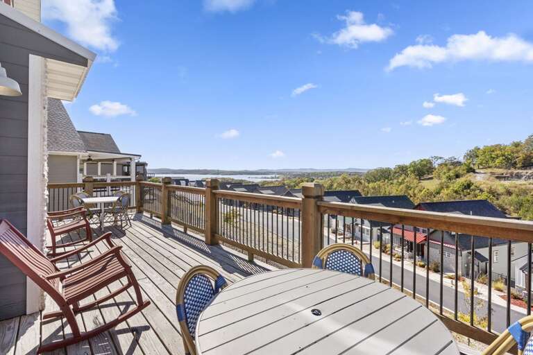 Sunny Scenic Balcony View Overlooking A Vast Vista