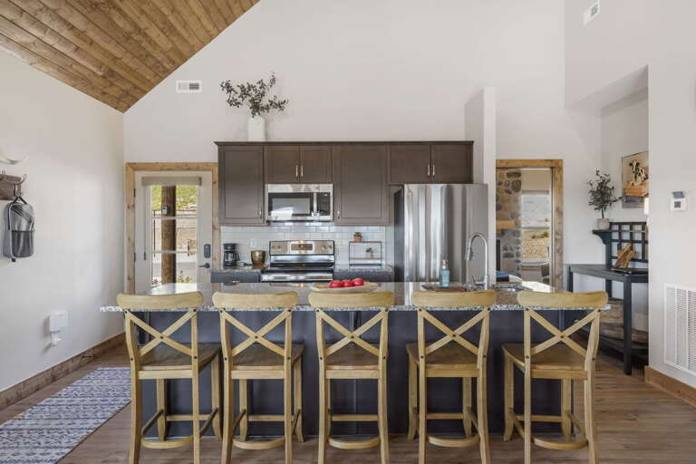 Rustic Kitchen Interior Of Vacation Rental Rustic Kitchen Interior Of Vacation Rental