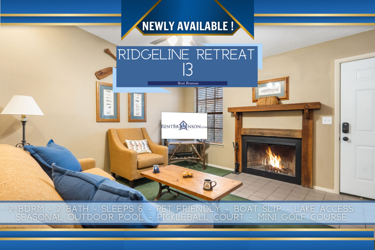 Ridgeline Retreat - 13 w Boat Slip