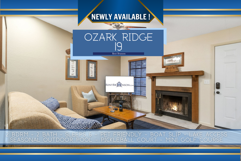 Ozark Ridge - 19 w Boat Slip Ozark Ridge - 19 w Boat Slip