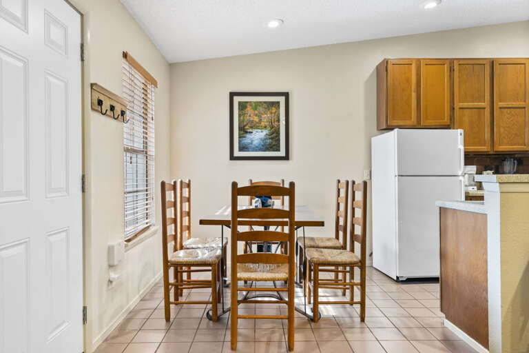 Vacation Rental View Featuring Furnished Kitchen With Dining Set