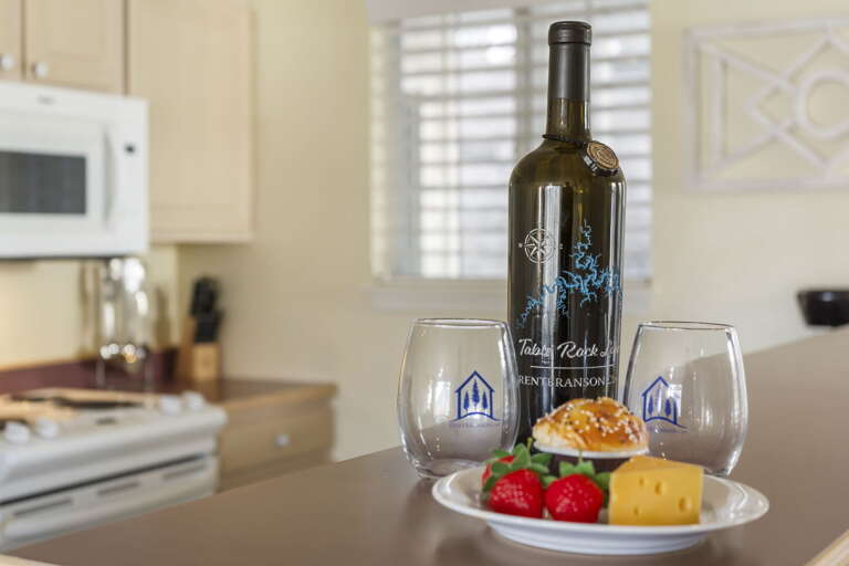 Refreshments Ready In Radiant Rental Kitchen