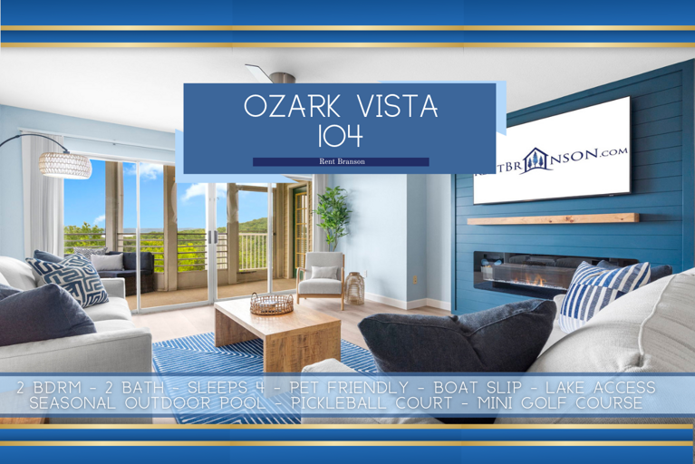 Ozark Vista 104 w Boat Slip