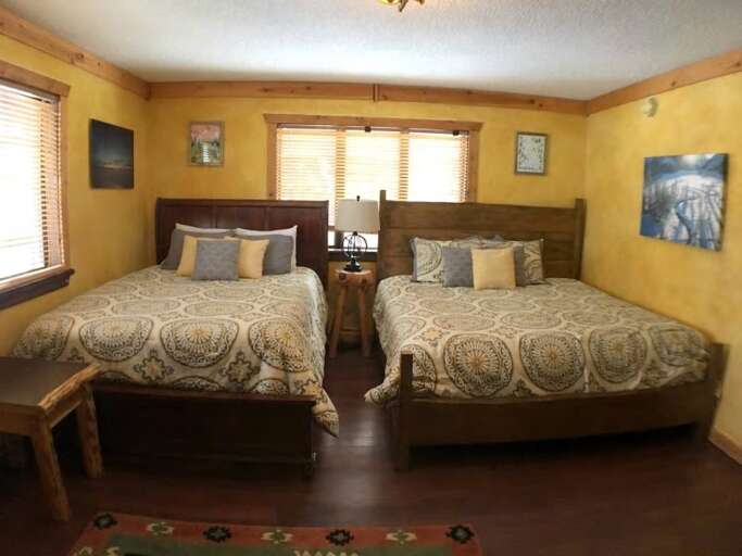 Master Bedroom one king one queen