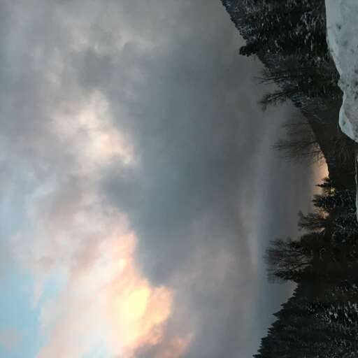 A moody sunset