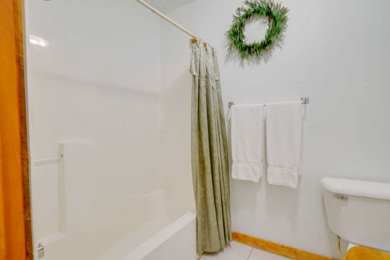 Bathroom two closest to bedroom