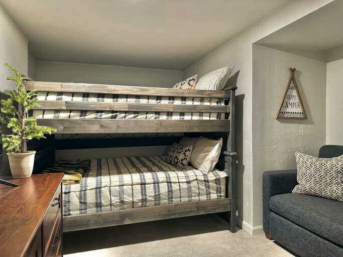 Bunk bed room downstairs