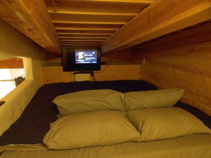 Loft View with TV on