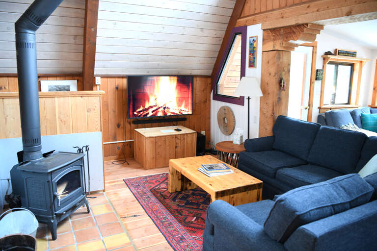 Cozy up in the living room