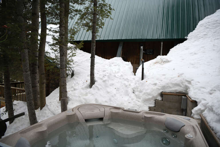 Spa in winter