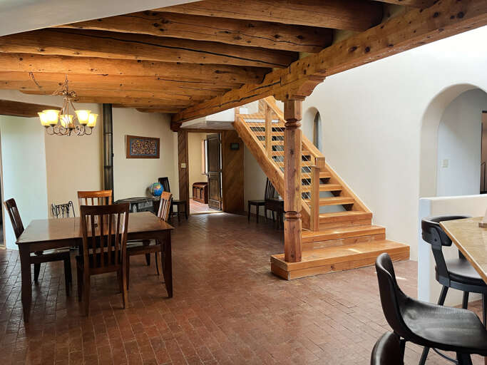 Dining area and stairs