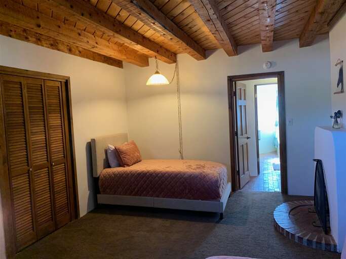 The twin bed
