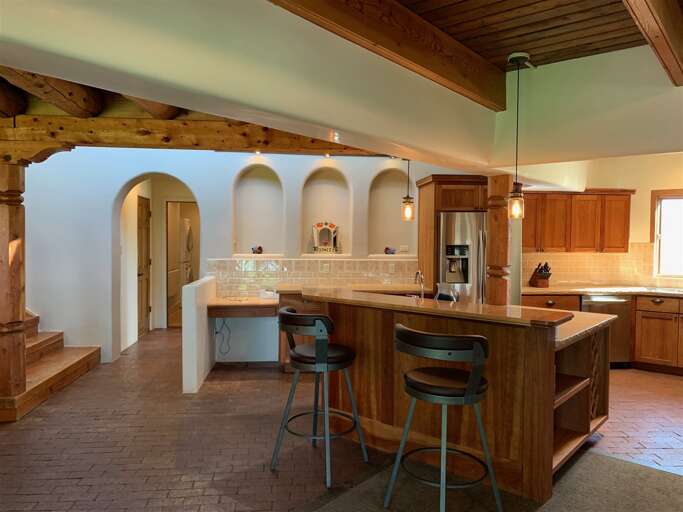 Island bar seating