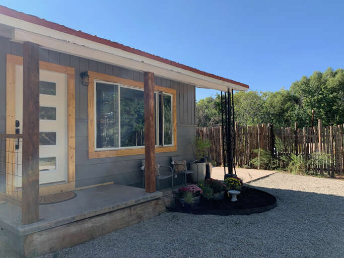 Entry and Front Patio Sitting Area