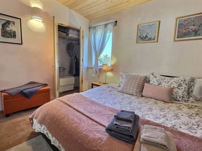 Guest Bedroom with Closet, Plush Robes, Just Waiting for You