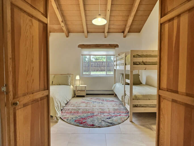 Bunk and queen room