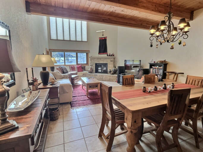 A beautifully laid out home inviting you from dining into living space