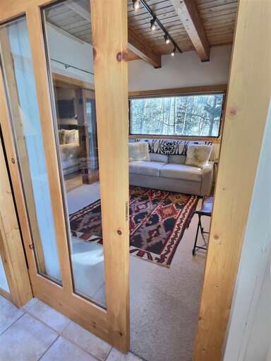 Entering the sunroom