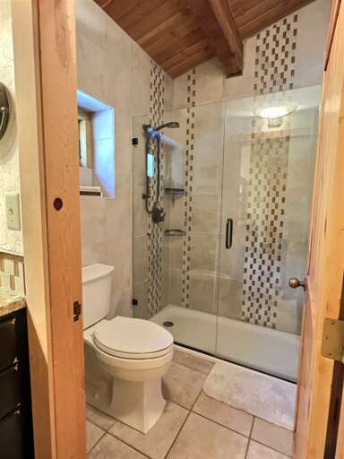 Upstairs shower