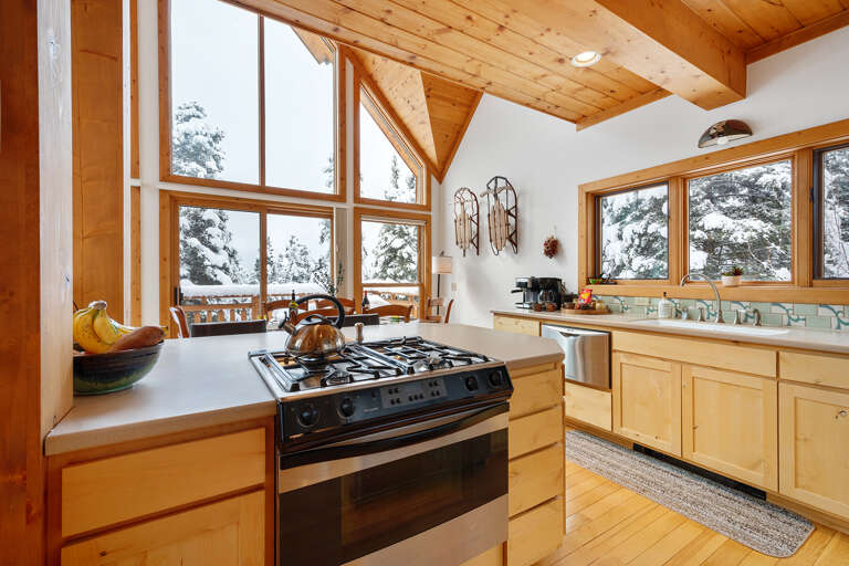 Looking out to gorgeous views