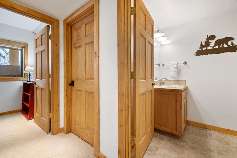 End of the hallway downstairs