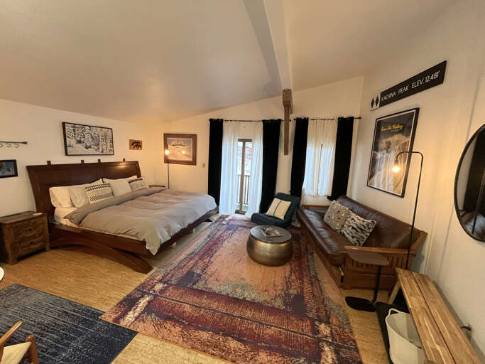 Great couch and sleeping space