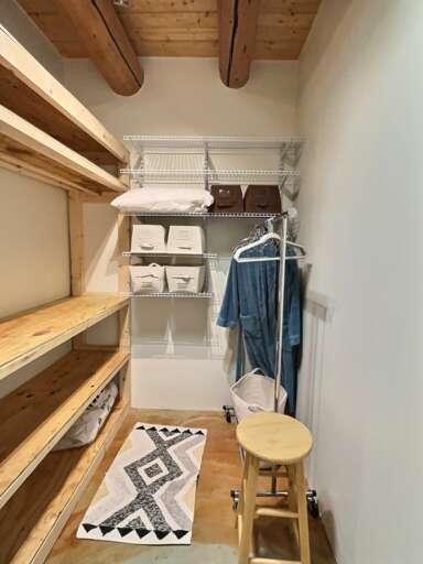 Master bedroom spacious closet