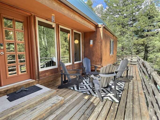 Upstairs deck