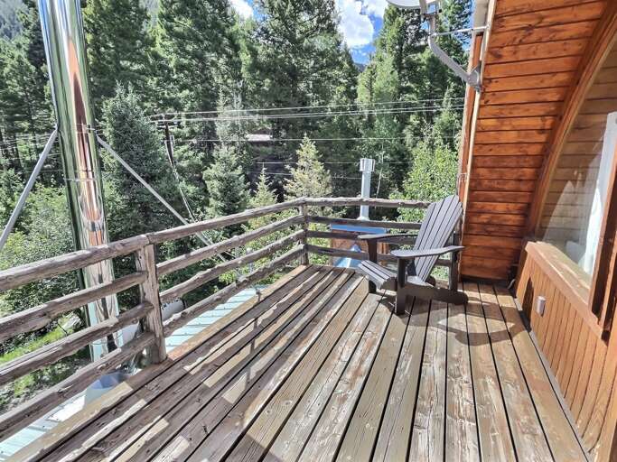 Upstairs deck