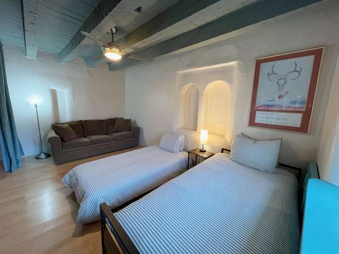 Twin Bedroom with Couch