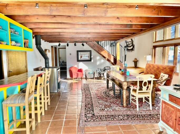 Spacious dining area