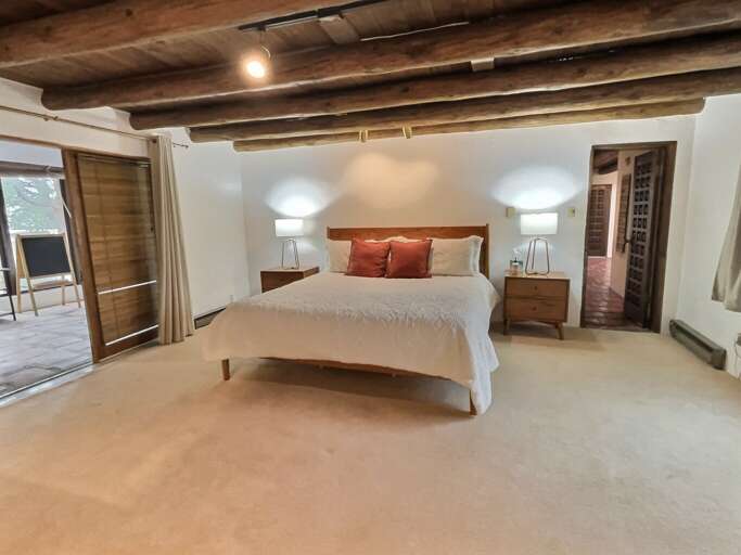 Master bedroom with king bed