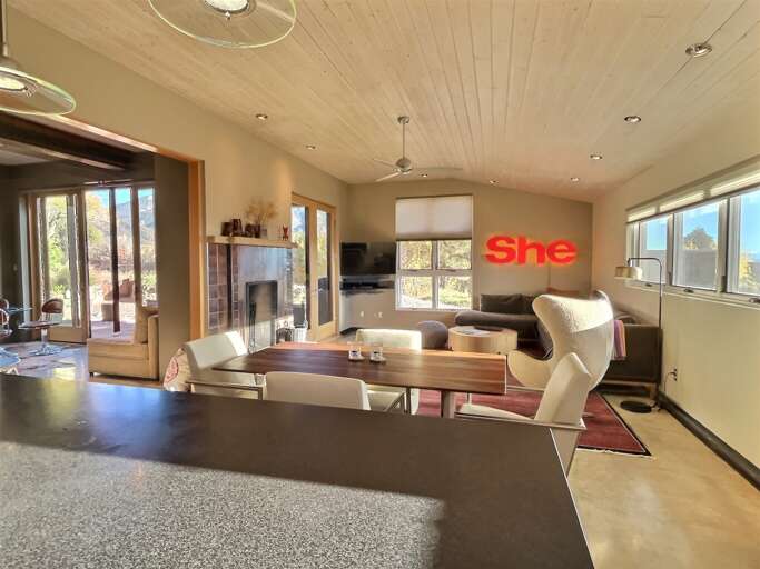 Living room from kitchen