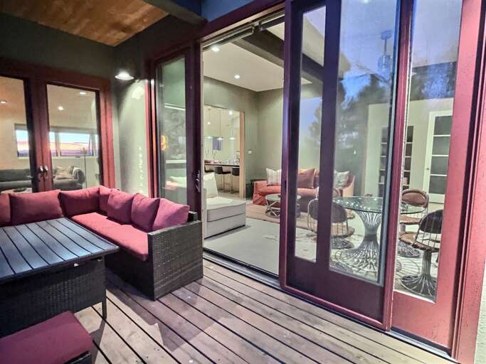 Patio to sunroom