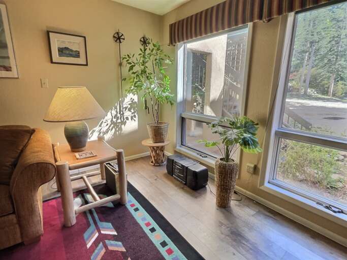 A sweet corner of the living room