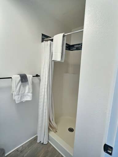 Shower in the master bath