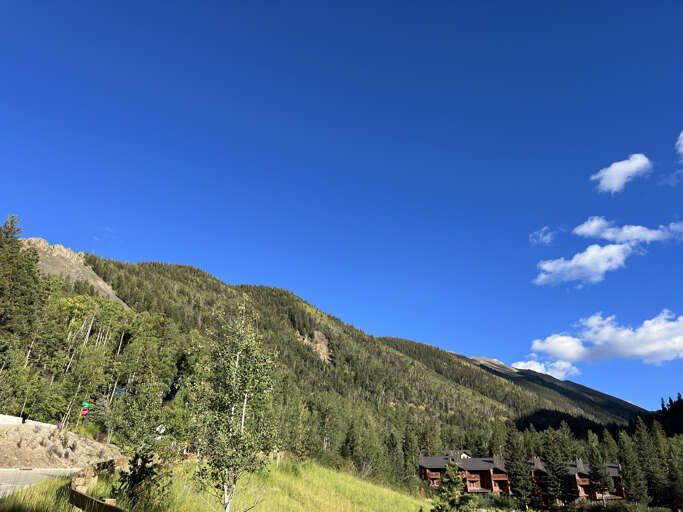 Mountain view from the condo