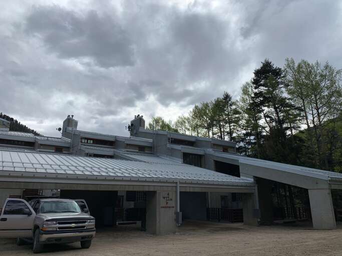 Parking Bay on a moody fall day