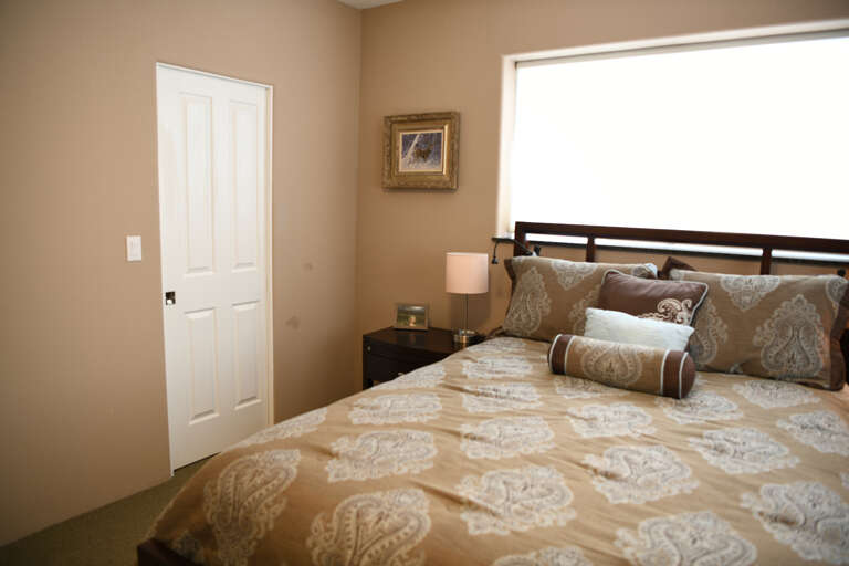 Master bedroom with closet