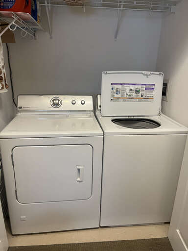 Washer and dryer